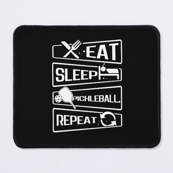 Item preview, Eat Sleep Pickleball Repeat Paddle Racket designed and sold by Pubi.
