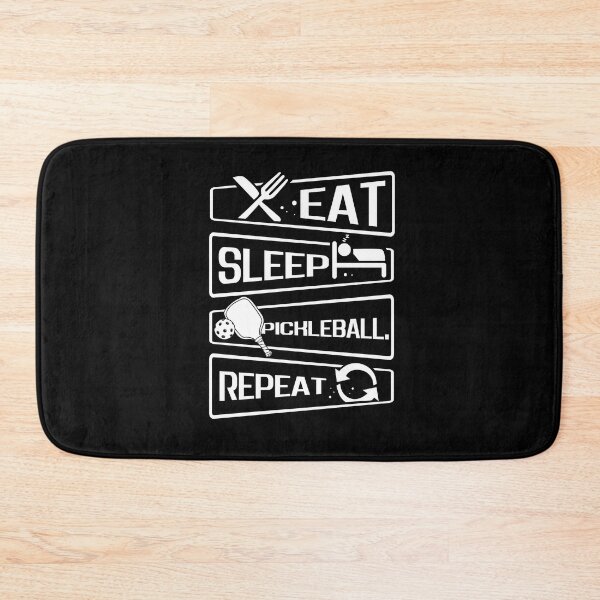 Item preview, Eat Sleep Pickleball Repeat Paddle Racket designed and sold by Pubi.