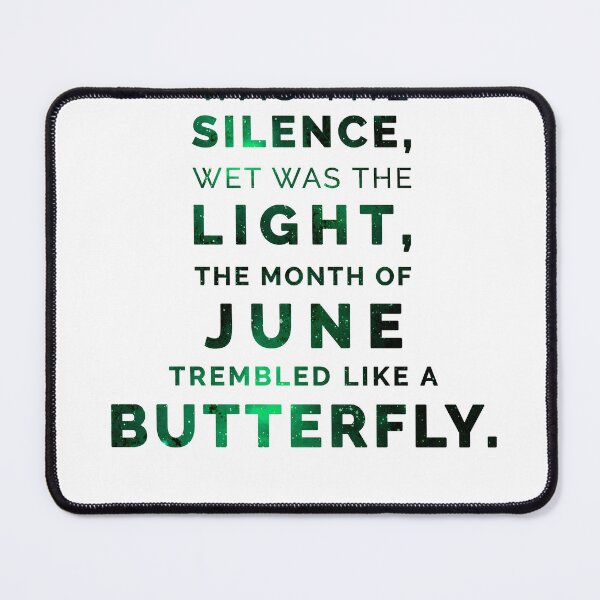 Item preview, Green Was the Silence, Wet was the light - Pablo Neruda, 100 Love Sonnets - Typographic Print 02 designed and sold by Studio Grafiikka.