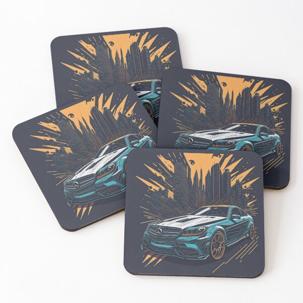 Item preview, Retro Mercedes AMG C63: Vibrant Vector Artwork for T-Shirt designed and sold by RedArtG09.
