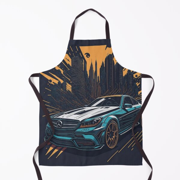 Artikelvorschau, Retro Mercedes AMG C63: Vibrant Vector Artwork for T-Shirt entworfen und verkauft von RedArtG09.