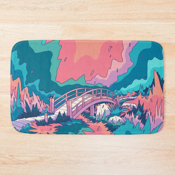 Item preview, Grassland bridge  designed and sold by Swadeillustrations.