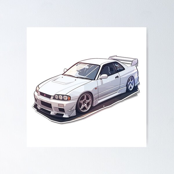 Item preview, Nissan Skyline GTR R34  designed and sold by TheBakaAnime.