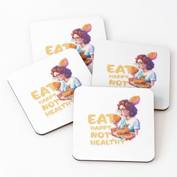 Artikelvorschau, Eat happy not healthy: Dining on Love's Sweet Surrender entworfen und verkauft von Paolospresent.