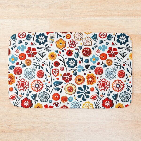 Item preview, Detailed and Clean Japanese-Inspired Watercolor Seamless Flowers Pattern - Vector Desig designed and sold by Jisoo Flowers.