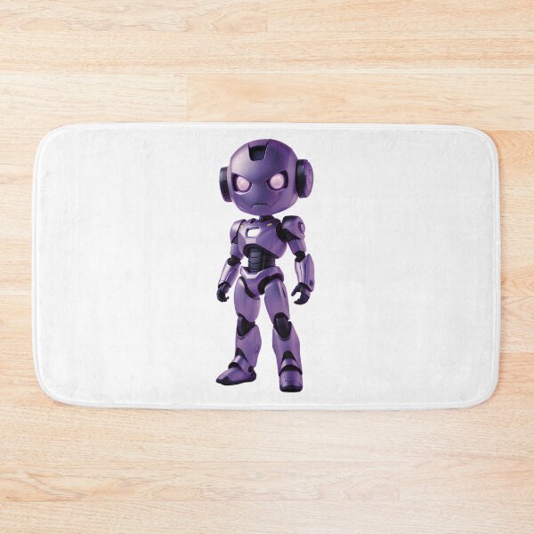 Item preview, Purple Robot - Art & Design on Redbubble designed and sold by Mementium.