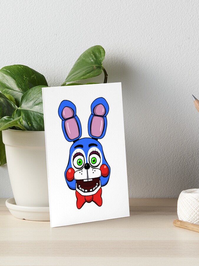 FNAF Bonnie Plushie Art Board Print for Sale by NasheedsCorner