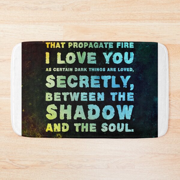 Item preview, I love you as certain dark things are loved - Pablo Neruda - Quotes on Love 01 - Typographic Print designed and sold by Studio Grafiikka.