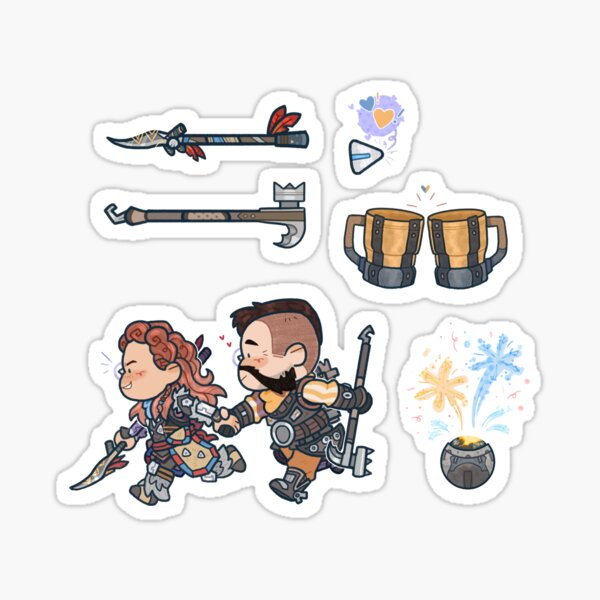 Item preview, Ereloy sticker pack designed and sold by Bab-a-loof.