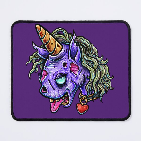 Item preview, Zombie unicorn head designed and sold by lillyrise.