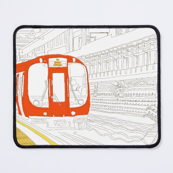 Item preview, London Tube Train Digital Design designed and sold by vallisrowe.