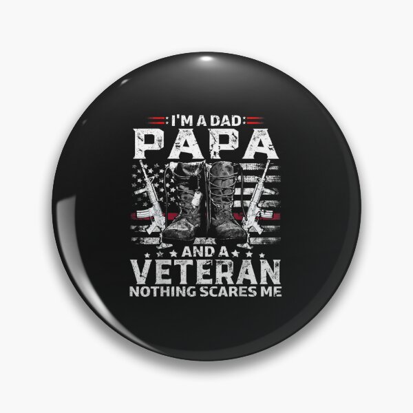 Item preview, I'm A Dad Papa Veteran Father's Day  T- designed and sold by maiayos.