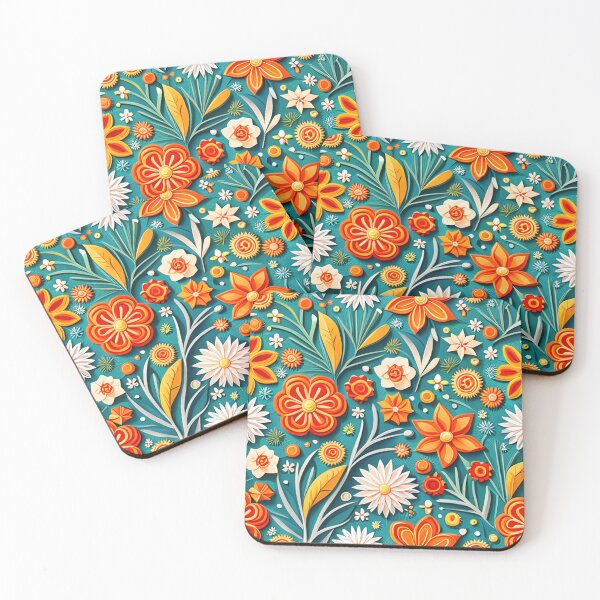 Item preview, Japanese-Inspired Watercolor Seamless Flowers Pattern - Unique Vector Design designed and sold by Jisoo Flowers.