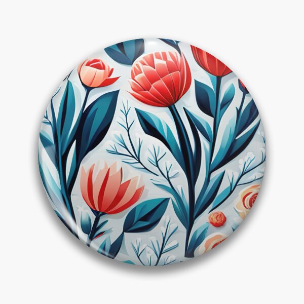 Item preview, Japanese-Inspired Watercolor Seamless Flowers Pattern - Unique Vector Design designed and sold by Jisoo Flowers.