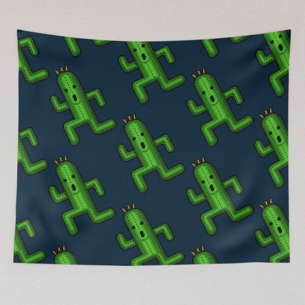 Item preview, Pixelart Cactuar designed and sold by artyfartsds.