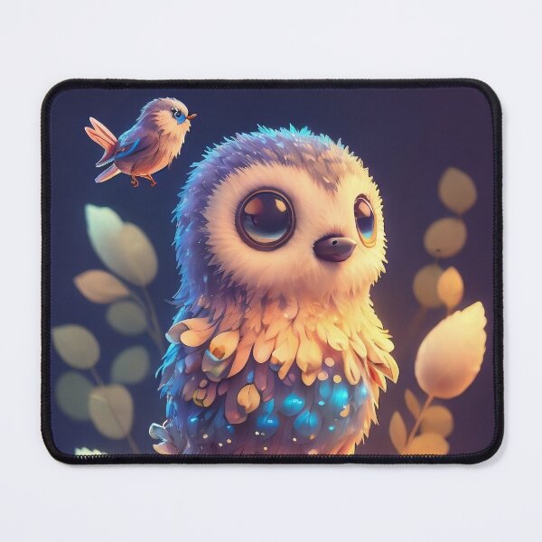 Item preview, Ai Generated Cute Spirit Bird Luminafeather designed and sold by AiArtMerch.