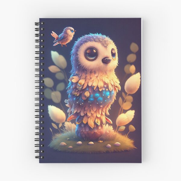 Item preview, Ai Generated Cute Spirit Bird Luminafeather designed and sold by AiArtMerch.