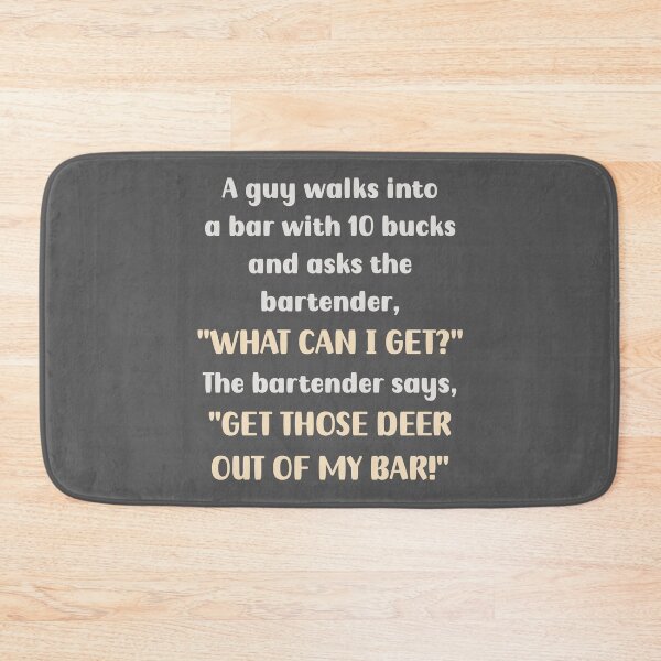 Item preview, Unwanted Deer in the Bar designed and sold by artvia.