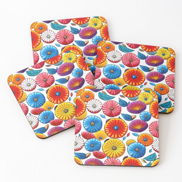 Item preview, Premium Design: Japanese-Inspired Watercolor Seamless Flowers Pattern designed and sold by Jisoo Flowers.