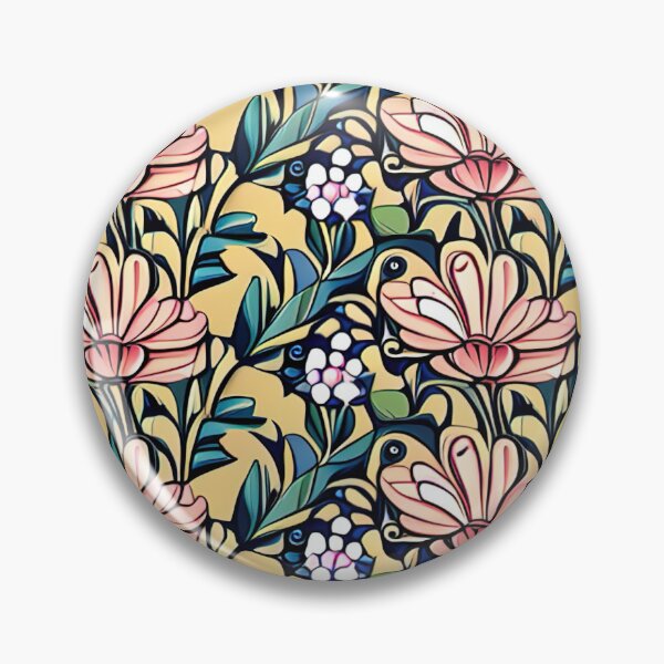 Item preview, Traditional Japanese Art: Watercolor Seamless Vector Flowers Pattern designed and sold by Jisoo Flowers.