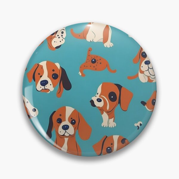 Artikelvorschau, Captivating Illustrated Patterns Inspired by the Playfulness of Puppies entworfen und verkauft von mdhanim.
