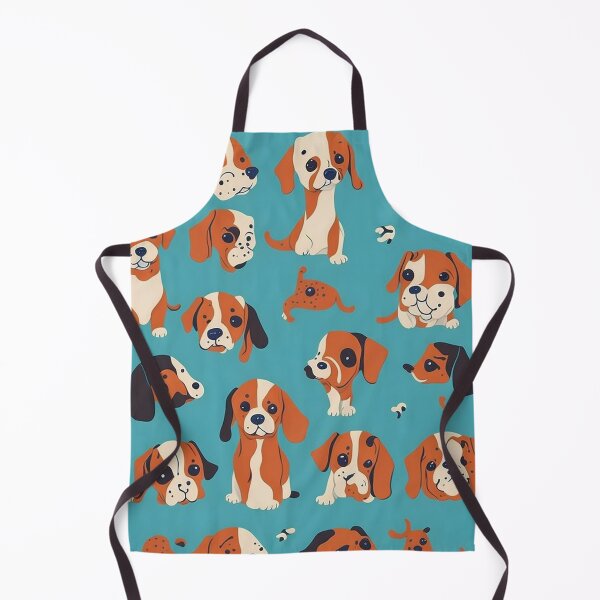 Artikelvorschau, Captivating Illustrated Patterns Inspired by the Playfulness of Puppies entworfen und verkauft von mdhanim.