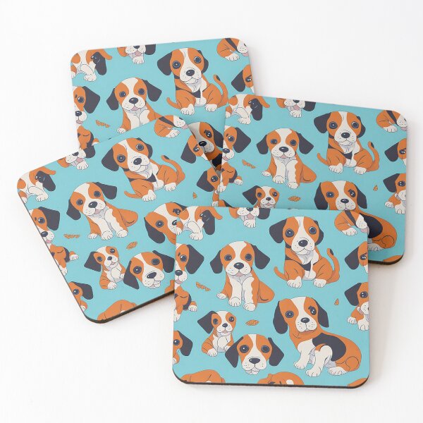 Item preview, Exploring Repeating Patterns in Illustrations of Playful Puppies designed and sold by mdhanim.