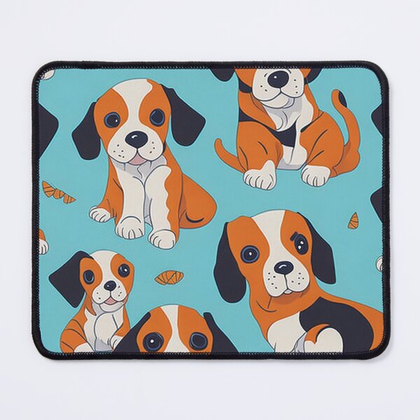 Item preview, Exploring Repeating Patterns in Illustrations of Playful Puppies designed and sold by mdhanim.