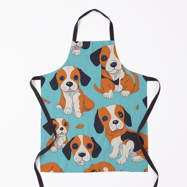 Artikelvorschau, Exploring Repeating Patterns in Illustrations of Playful Puppies entworfen und verkauft von mdhanim.