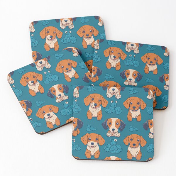 Item preview, Illustrated Designs of Lovable and Cuddly Puppies designed and sold by mdhanim.