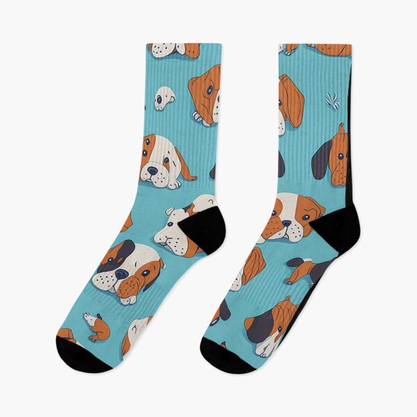 Item preview, Illustrated Patterns Showcasing the Charm of a Multitude of Puppies designed and sold by mdhanim.