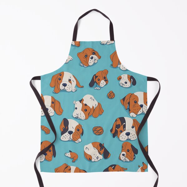 Artikelvorschau, Illustrated Patterns Showcasing the Charm of a Multitude of Puppies entworfen und verkauft von mdhanim.
