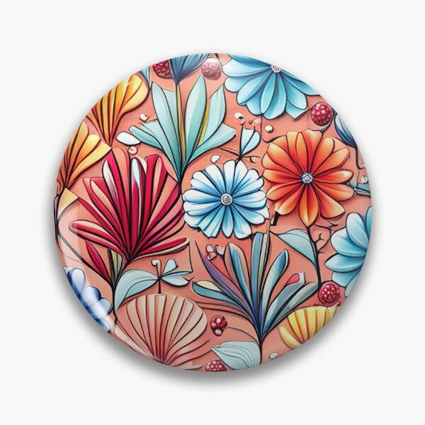 Item preview, Watercolor Seamless Vector Flowers Pattern - Premium Clean Design designed and sold by Jisoo Flowers.