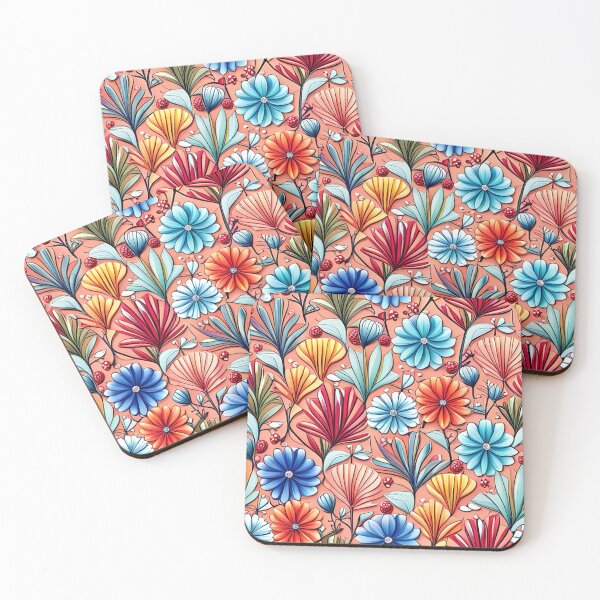 Item preview, Watercolor Seamless Vector Flowers Pattern - Premium Clean Design designed and sold by Jisoo Flowers.