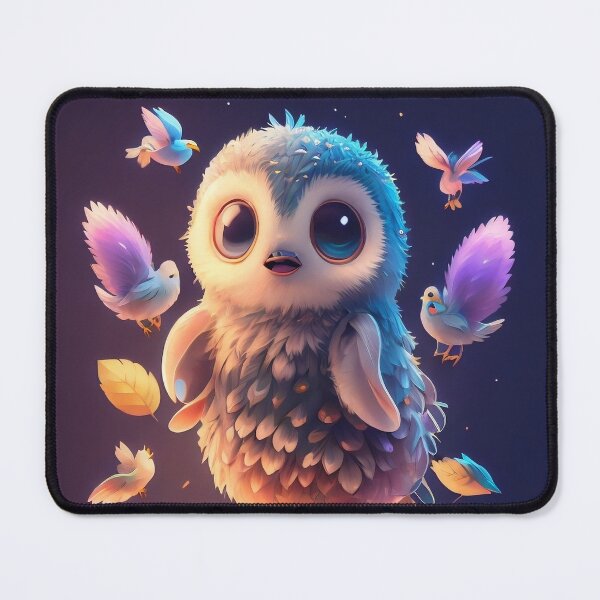 Item preview, Ai Generated Cute Spirit Bird Echoswift designed and sold by AiArtMerch.
