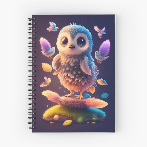 Item preview, Ai Generated Cute Spirit Bird Echoswift designed and sold by AiArtMerch.