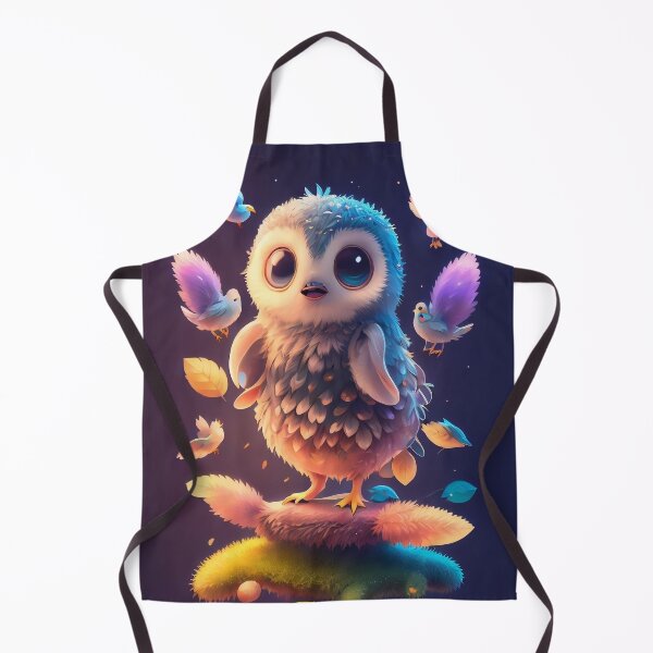 Artikelvorschau, Ai Generated Cute Spirit Bird Echoswift entworfen und verkauft von AiArtMerch.