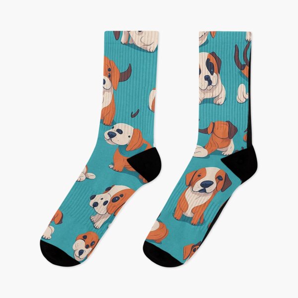 Item preview, Illustrated Repeat Designs featuring a Multitude of Adorable Puppies designed and sold by mdhanim.