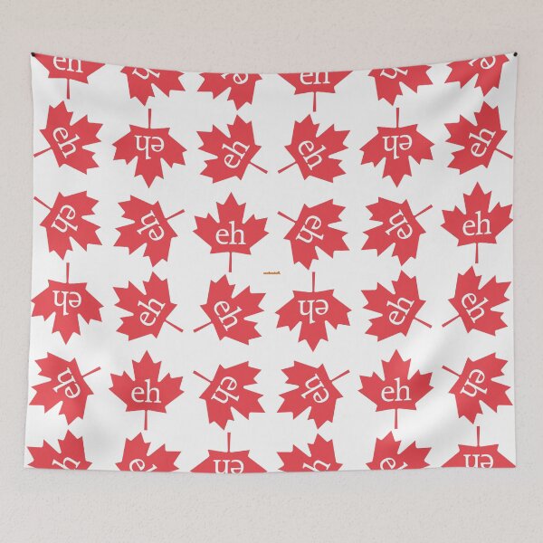 Item preview, 16220-02-CRM – Canadian Maple Leaf Eh – Pattern (Red) designed and sold by Uselesstuff.