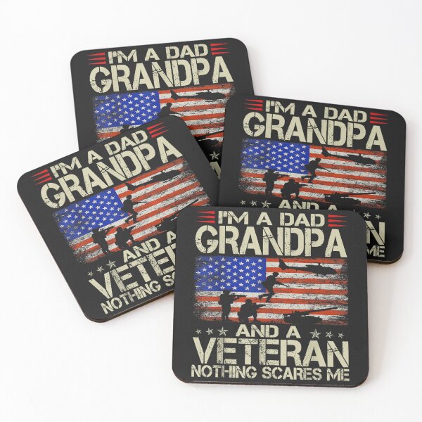 Item preview, I'm A Dad Grandpa And Veteran Fathers Day Papa Grandpa Gifts designed and sold by maiayos.