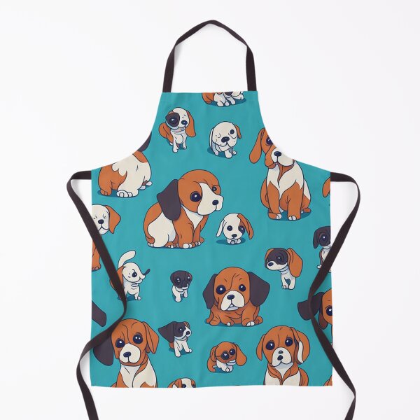 Artikelvorschau, Repeat Pattern Showcase with a Multitude of Cute Puppy Illustrations entworfen und verkauft von mdhanim.