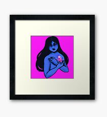Digital love Framed Print