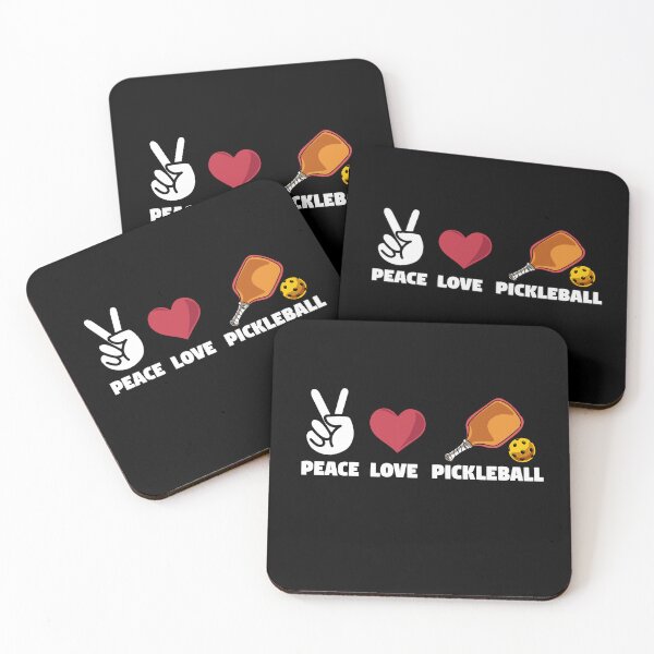 Item preview, Peace Love Pickleball Racket Pickleball Player designed and sold by Pubi.
