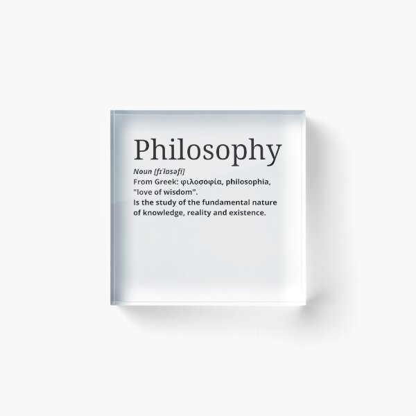 Item preview, Philosophy definition designed and sold by Cleanthes.