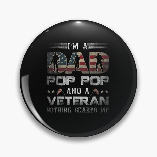 Item preview, Mens Pop Pop Veteran Father's Day Gift From Daughter Wife For Dad designed and sold by maiayos.