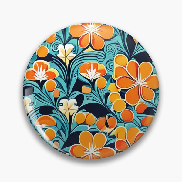 Item preview, Arte tradicional japonés: patrón de flores vectoriales sin costuras de acuarela designed and sold by Jisoo Flowers.