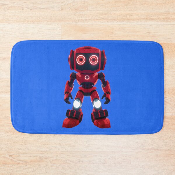 Item preview, Red Googly-Eyed Robot | Fun and Unique Design designed and sold by Mementium.