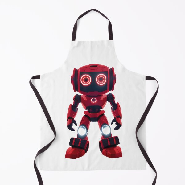 Item preview, Red Googly-Eyed Robot | Fun and Unique Design designed and sold by Mementium.