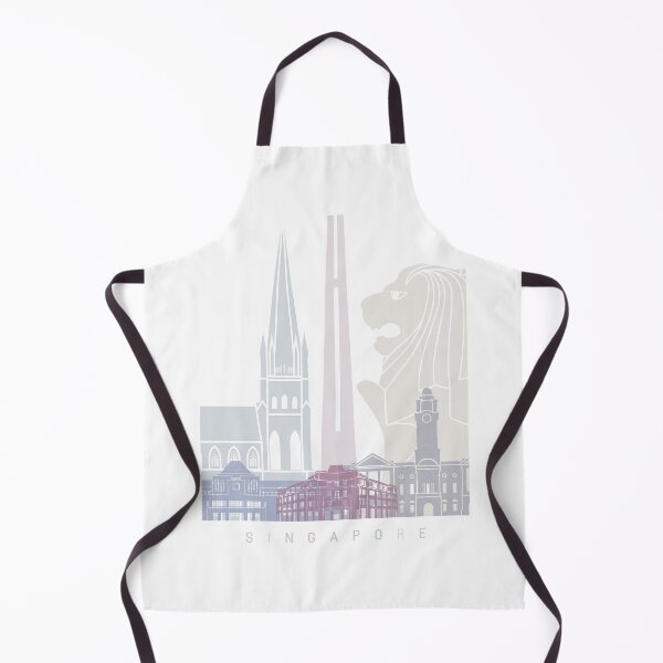 Item preview, SINGAPORE SKYLINE POSTER PASTEL designed and sold by paulrommer.