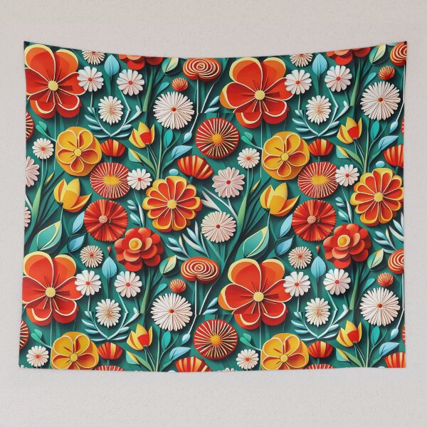 Item preview, Watercolor Seamless Vector Flowers Pattern - Highly Detailed Clean Premium Design designed and sold by Jisoo Flowers.